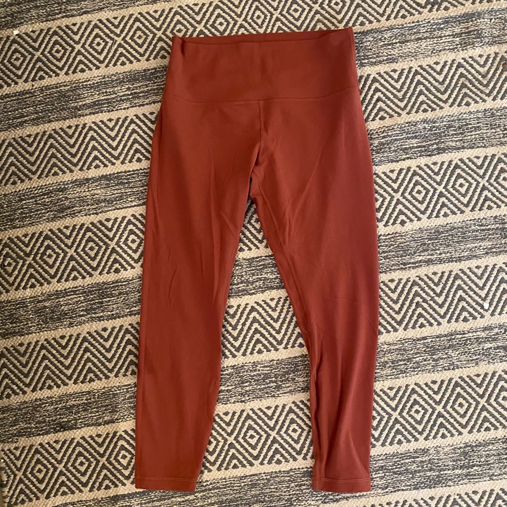 lightly worn lululemon align leggings 25” size 10